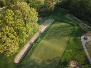 St Louis CC 2nd Biarritz Hole Aerial